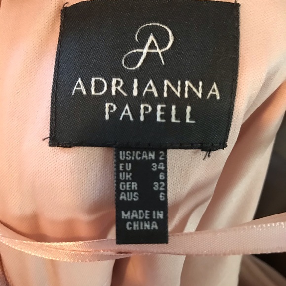 Adrianna Papell blush, size 2 fancy dress. - Picture 2 of 5